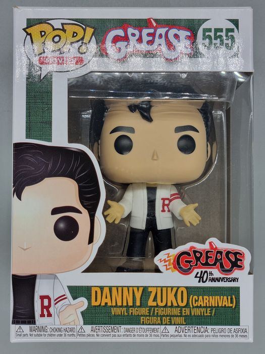 555 Danny Zuko (Carnival) - Grease 40th Anniversary Funko POP - Box Damaged