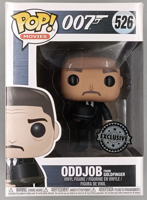 526 Oddjob (from Goldfinger Throwing Hat) - James Bond Funko POP Funko