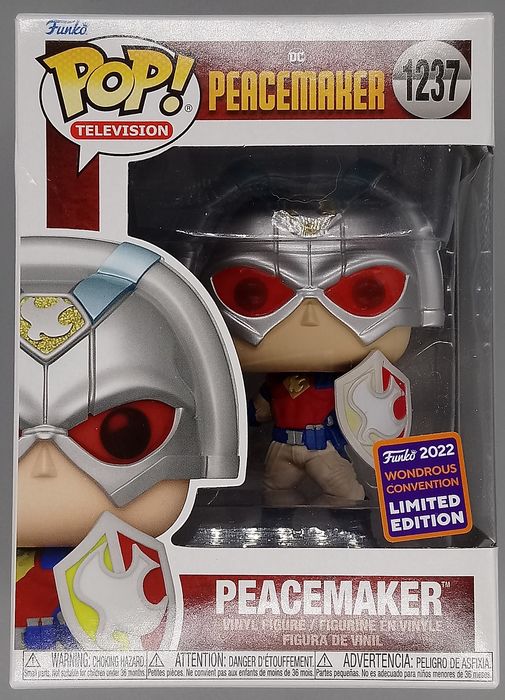 1237 Peacemaker - DC Peacemaker - 2022 Con - Box Damaged Funko POP
