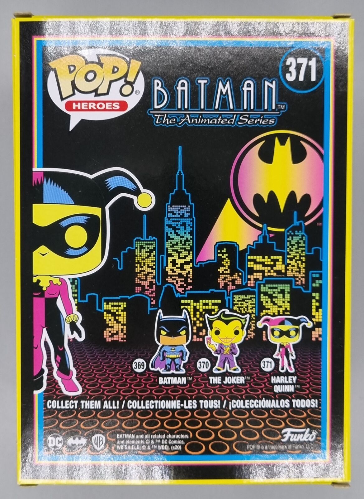 371 Harley Quinn (Blacklight) - DC Batman Animated Series Funko POP