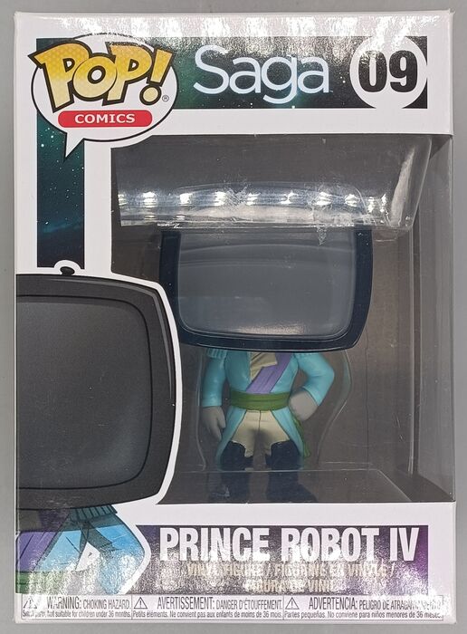 09 Prince Robot IV - Comics Saga - Box Damaged Funko POP