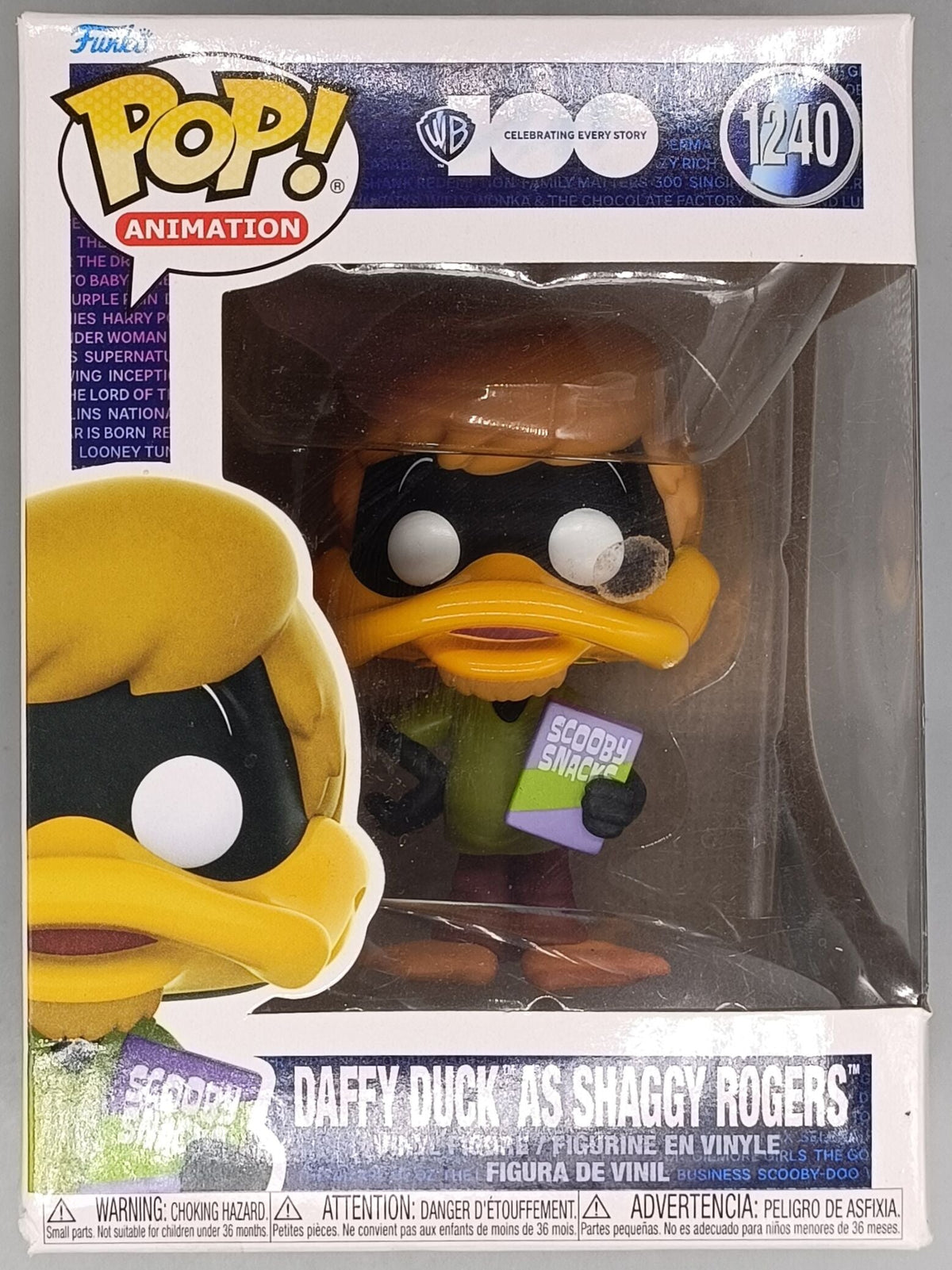 1240 Daffy Duck (as Shaggy Rogers) - Scooby Doo Looney Tunes Funko POP - Box Damaged Funko