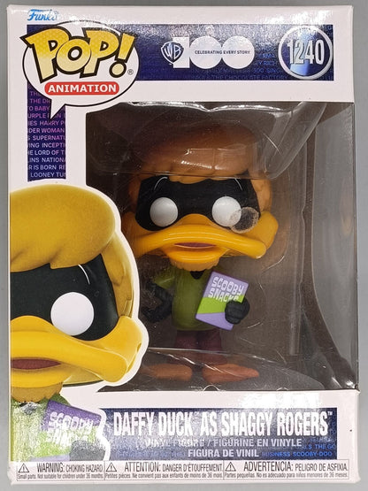 1240 Daffy Duck (as Shaggy Rogers) - Scooby Doo Looney Tunes Funko POP - Box Damaged Funko
