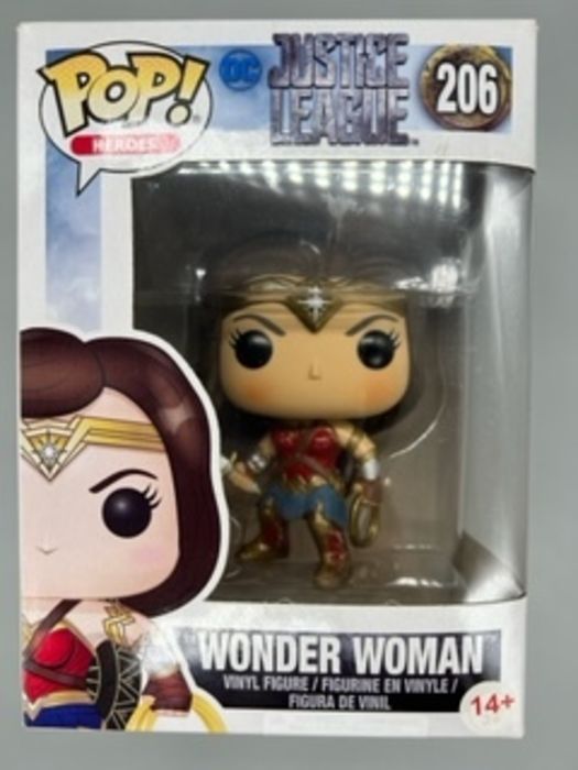 206 Wonder Woman - DC Justice League - Box Damaged Funko POP