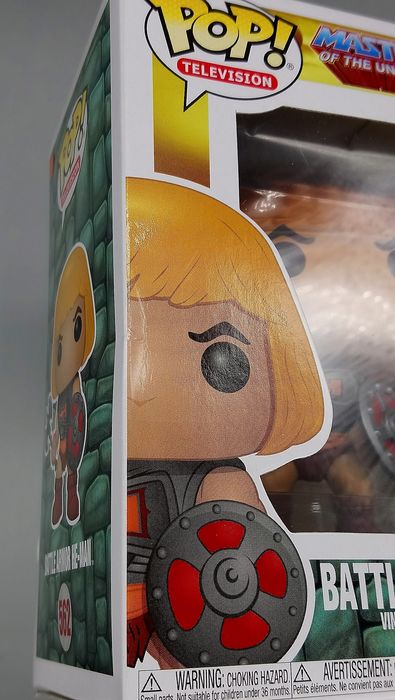 562 Battle Armor He-Man - Masters of the Universe Box Damaged Funko POP