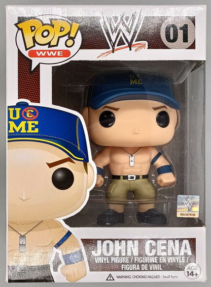 01 John Cena (Blue Cap) - WWE - Box Damaged Funko POP Funko