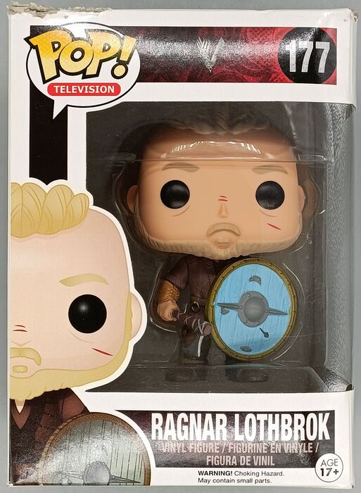 177 Ragnar Lothbrok - Vikings - Box Damaged Funko POP Funko