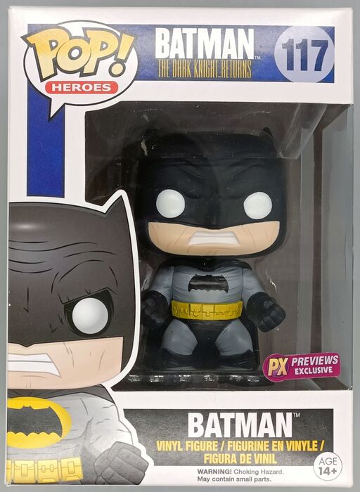 117 Batman (Black) - DC The Dark Knight Returns Box Damaged Funko POP Funko