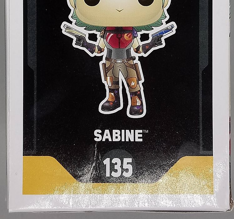 135 Sabine - Star Wars Rebels - Box Damaged Funko POP