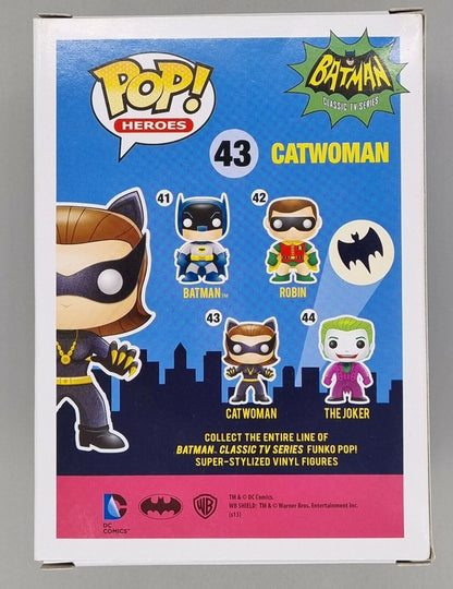 43 Catwoman - Glitter - DC - Batman Classic TV Series Funko POP