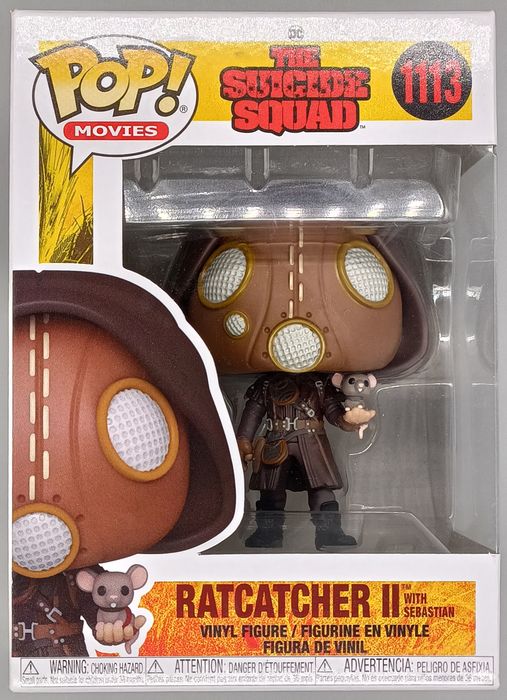 1113 Ratcatcher II (with Sebastian) - DC - The Suicide Squad Box Damaged Funko POP