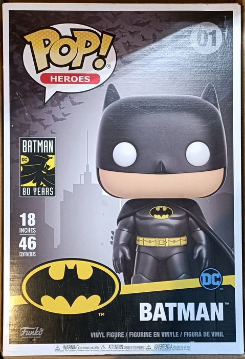 01 Batman - 18 Inch - DC - Box Damaged Funko POP Funko