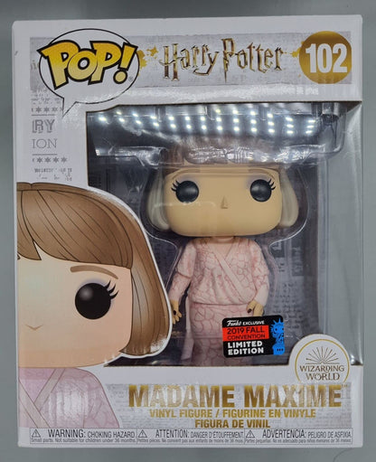 102 Madame Maxime (Yule)  6 Inch Harry Potter 2019 Con Funko POP - Box Damaged
