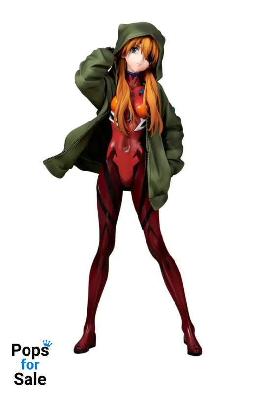 Shin Evangelion Movie PVC Statue 1/7 Shikinami Asuka Langley Hoodie Ver. 23 cm