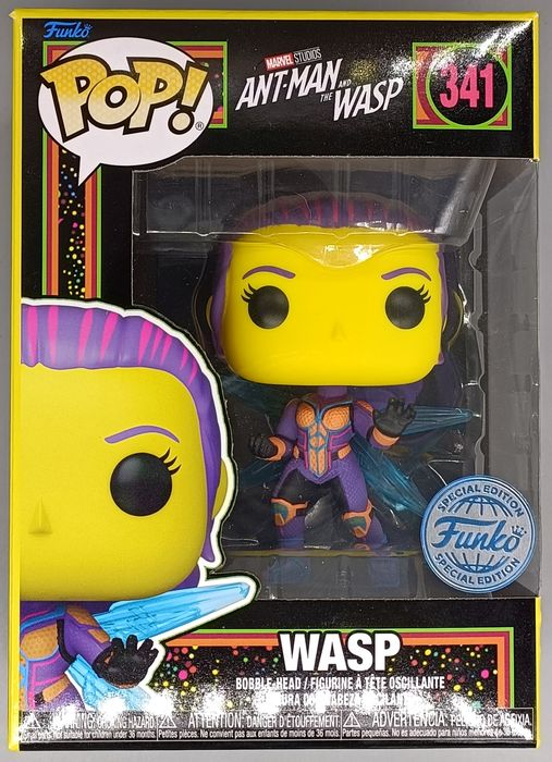 341 Wasp - Blacklight - Marvel Ant-Man vs Wasp Funko POP Funko