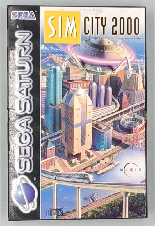 Sim City 2000 for Sega Saturn - UK PAL