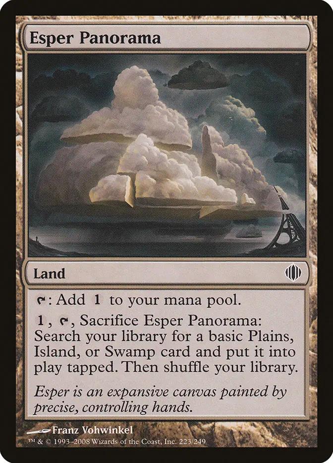 223 - Esper Panorama - Shards of Alara - Normal - Magic: The Gathering Card