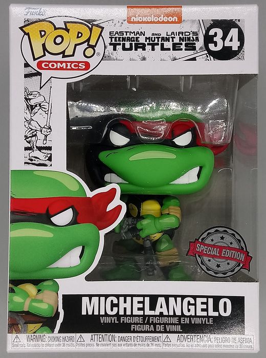 34 Michelangelo - TMNT Teenage Mutant Ninja Turtles Funko POP Funko
