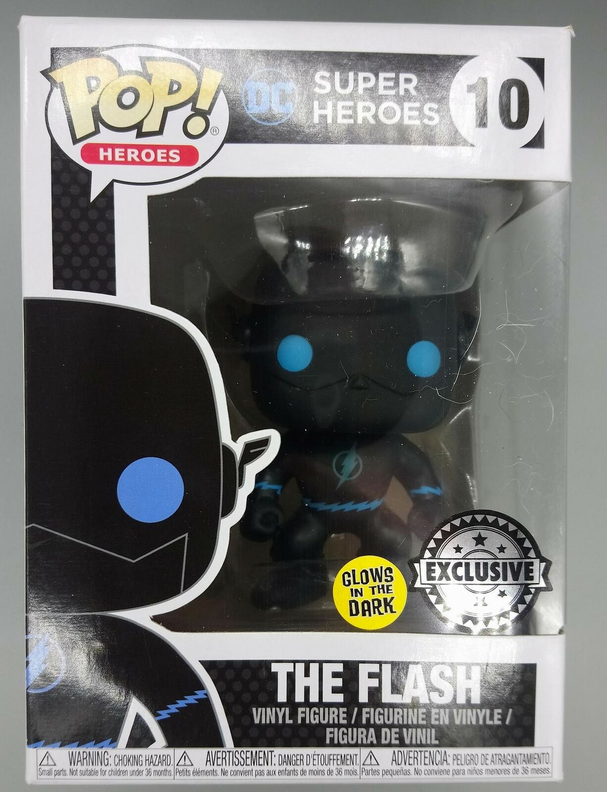 10 The Flash (Silhouette) - Glow - DC Super Heroes Funko POP
