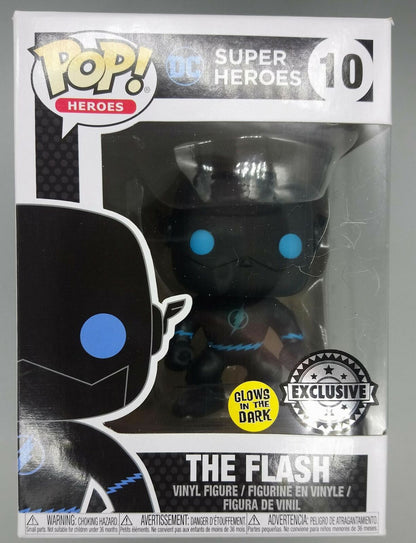 10 The Flash (Silhouette) - Glow - DC Super Heroes Funko POP