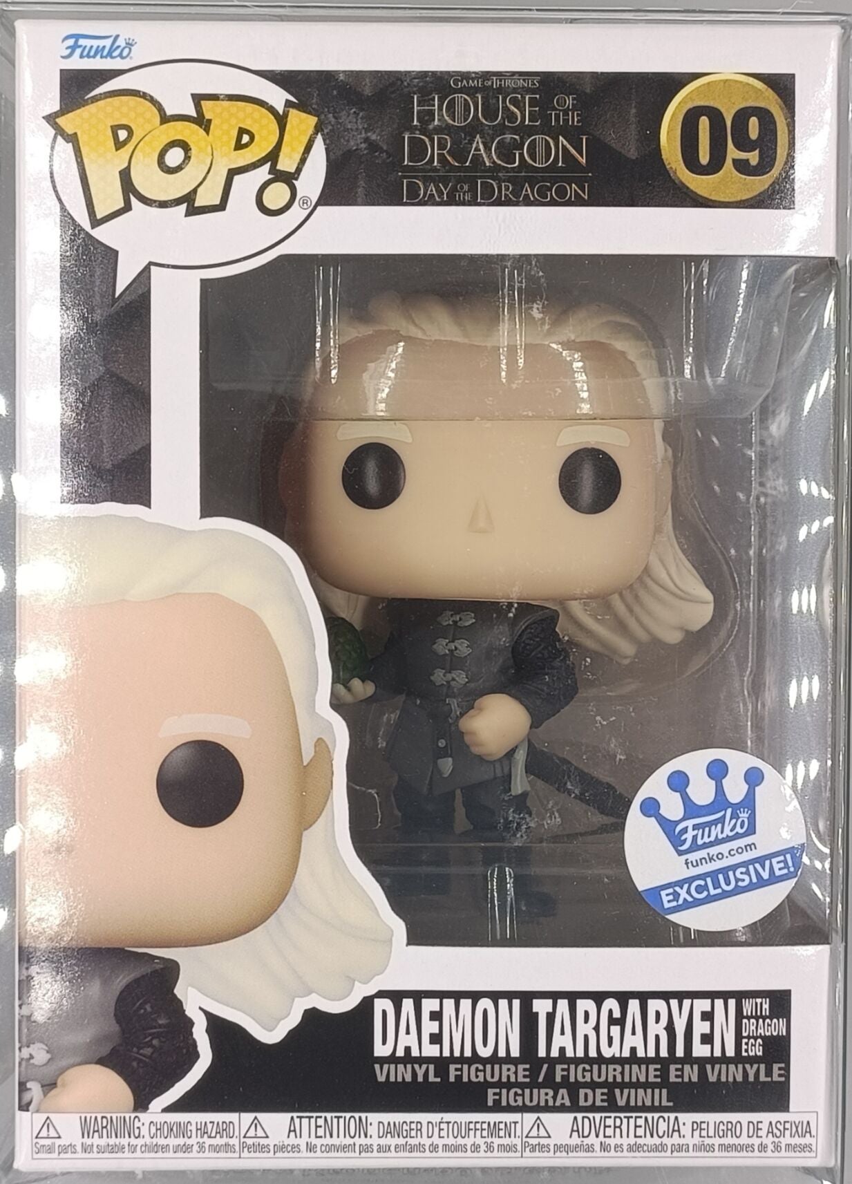 09 Daemon Targaryen (with Dragon Egg) House of the Dragon Funko POP