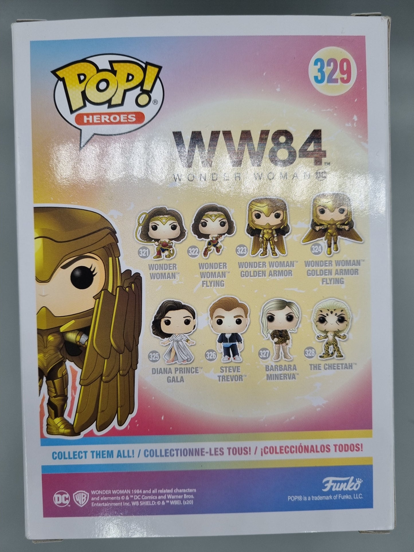 329 Wonder Woman (Golden Armor Shield) - DC - WW84 Funko POP