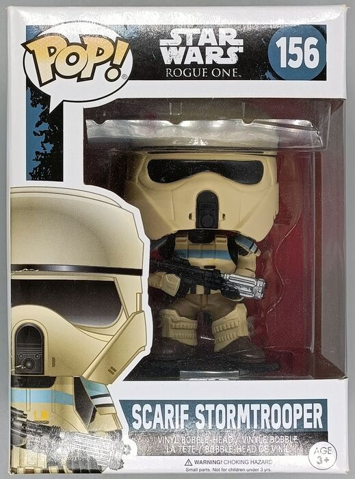156 Scarif Stormtrooper (Squad Leader) - Star Wars - Box Damaged Funko POP