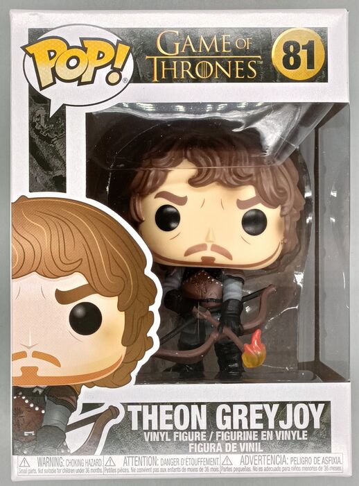 81 Theon Greyjoy - Game of Thrones - Brand New Funko POP in Protector