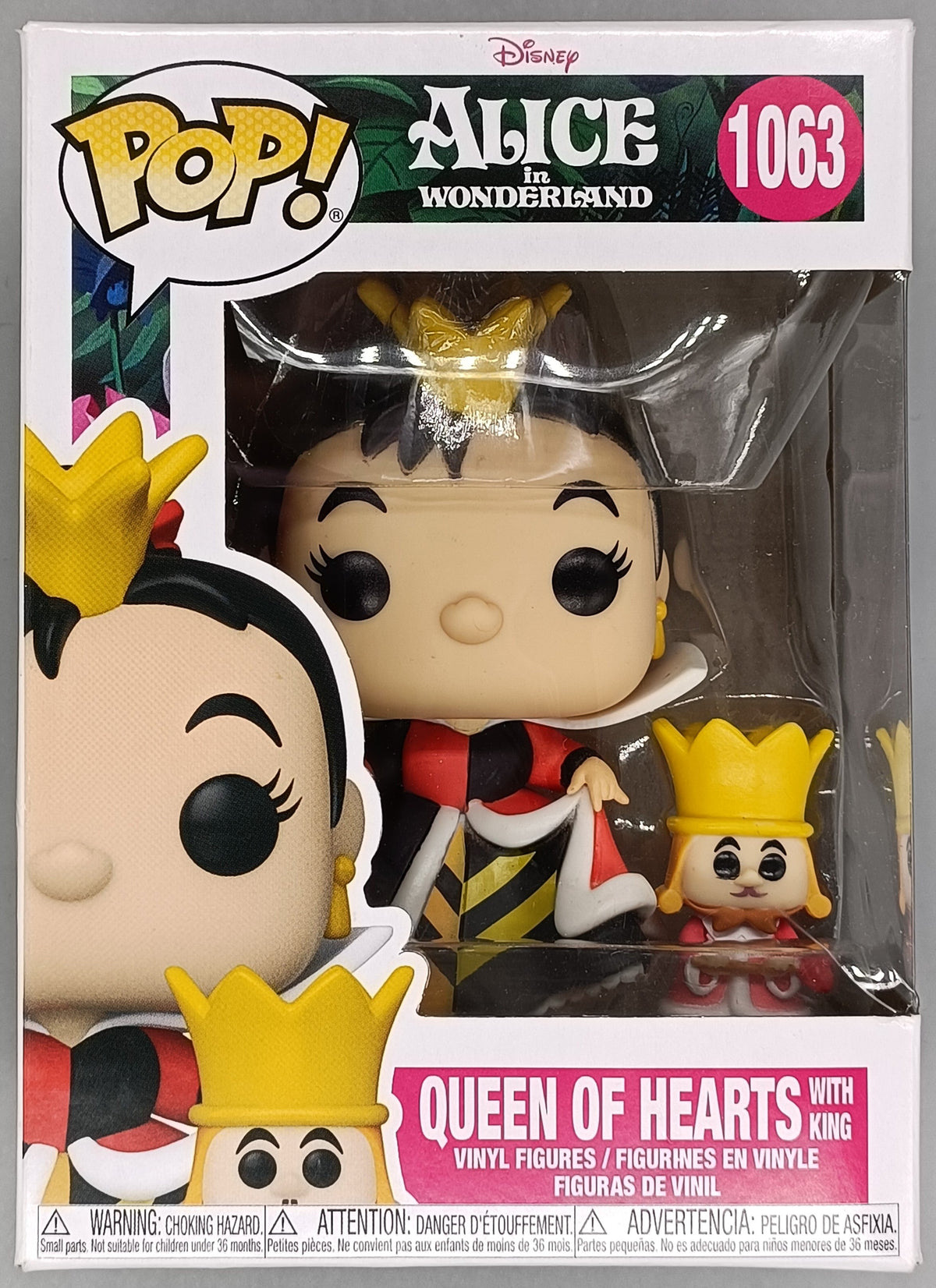 1063 Queen of Hearts (with King) Disney Alice in Wonderland Funko POP - Box Damaged Funko