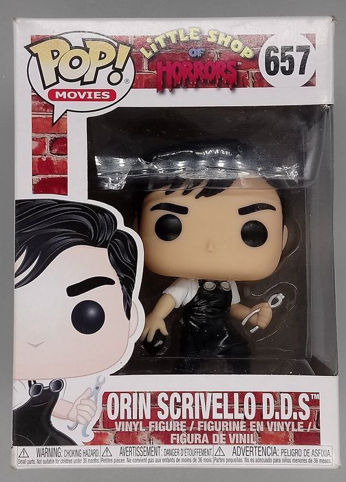 657 Orin Scivello D.D.S Dentist  Little Shop of Horrors - Box Damaged Funko POP