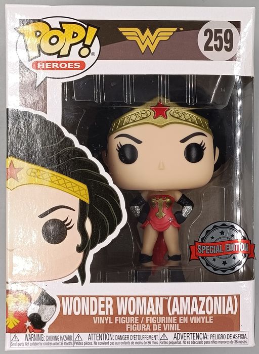 259 Wonder Woman (Amazonia) - DC Wonder Woman - Box Damaged Funko POP Funko