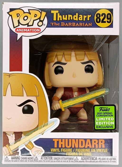 829 Thundarr The Barbarian - 2020 Con - Box Damaged Funko POP Funko