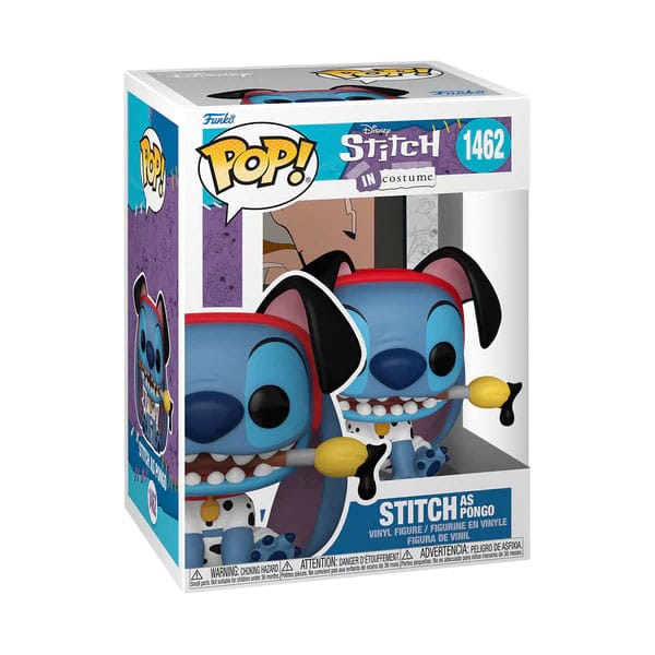 1462 Stitch (as Pongo) Disney Lilo & Stitch 101 Dalmations Funko POP - Brand New