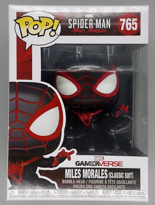 765 Miles Morales (Classic Suit)  SpiderMan Funko POP - Box Damaged