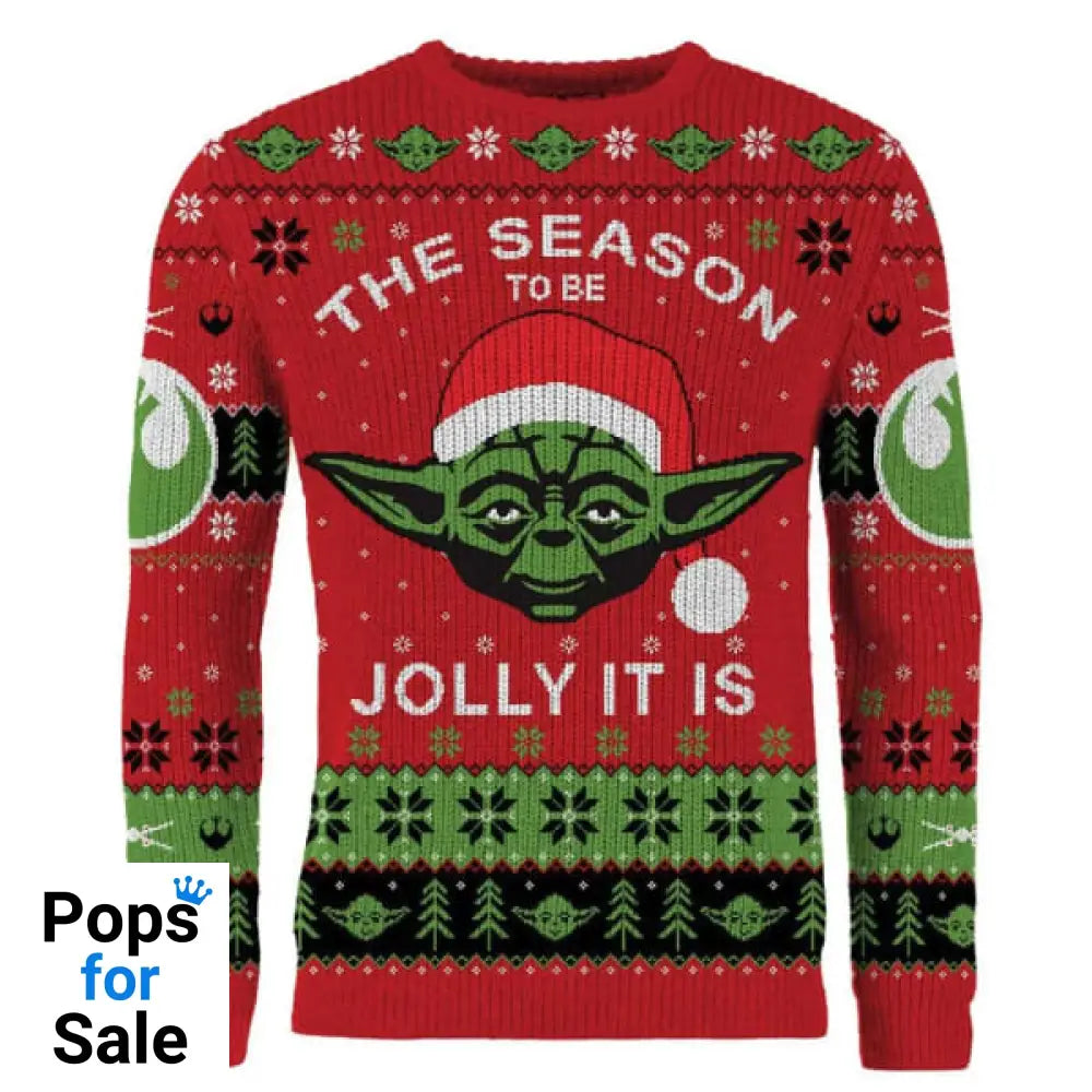 Star Wars Yoda Christmas Jumper (Size L)