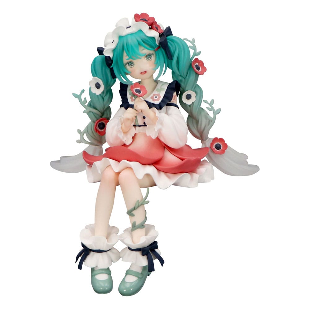 Hatsune Miku Noodle Stopper PVC Statue Hatsune Miku Flower Fairy Anemone 14 cm - [New]
