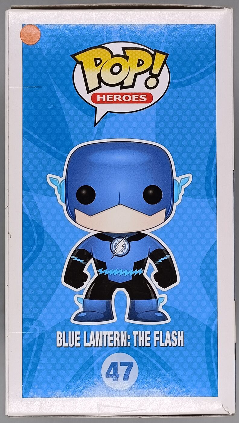 47 Blue Lantern - DC The Flash - Metallic - Box Damaged Funko POP