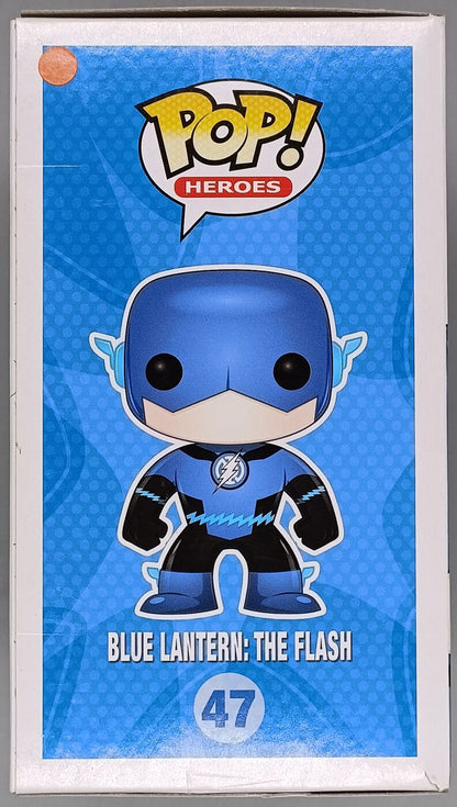 47 Blue Lantern - DC The Flash - Metallic - Box Damaged Funko POP
