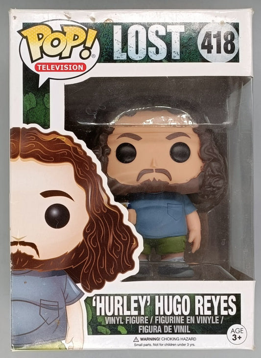 418 Hurley Hugo Reyes - LOST - Box Damaged Funko POP