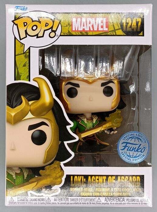 1247 Loki: Agent of Asgard - Marvel - Box Damaged Funko POP Funko