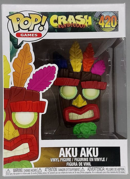420 Aku Aku - Crash Bandicoot - Funko POP - Box Damaged