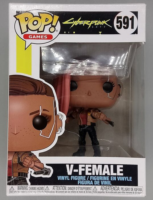 591 V-Female - Cyberpunk 2077 - Funko POP - Box Damaged