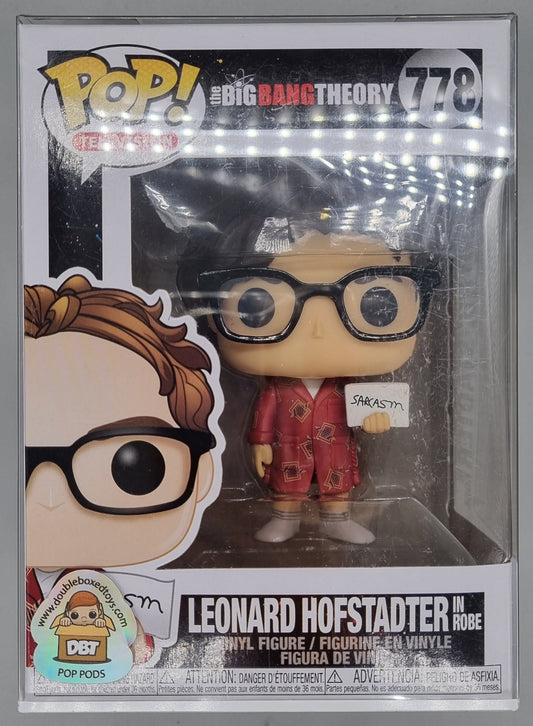 778 Leonard Hofstadter (in Robe) - Big Bang Theory Funko POP - Brand New
