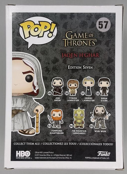 57 Jaqen H'ghar - Game of Thrones - 2017 Con Funko POP