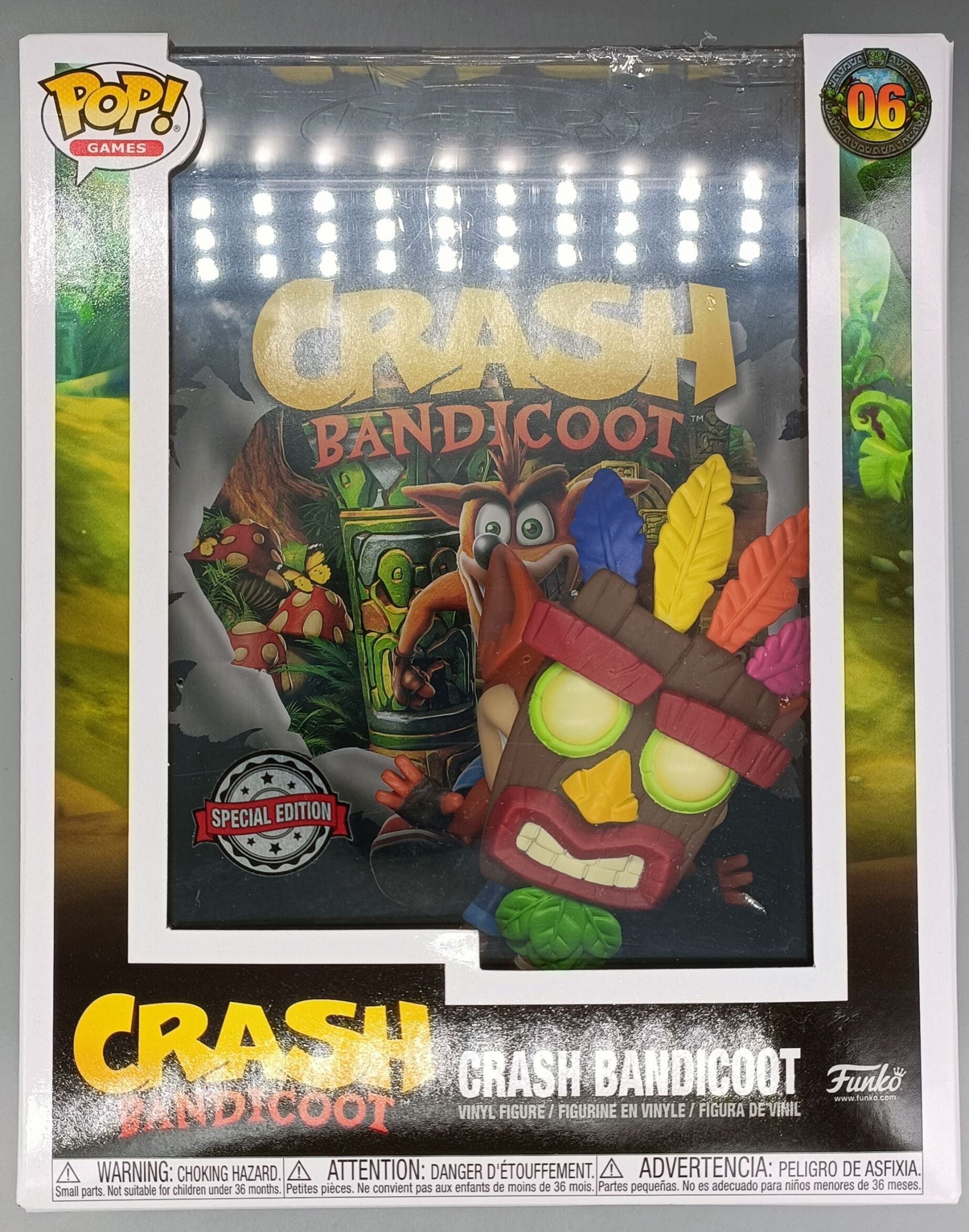 06 Crash Bandicoot - Game Cover Funko POP