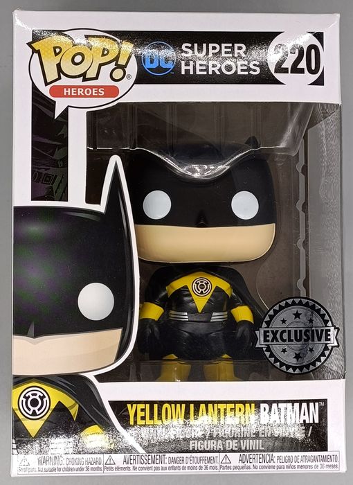 220 Yellow Lantern Batman - DC Super Heroes - Box Damaged Funko POP Funko