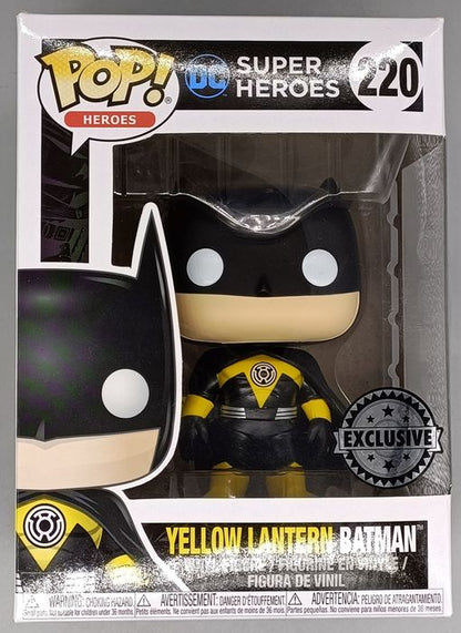 220 Yellow Lantern Batman - DC Super Heroes - Box Damaged Funko POP Funko