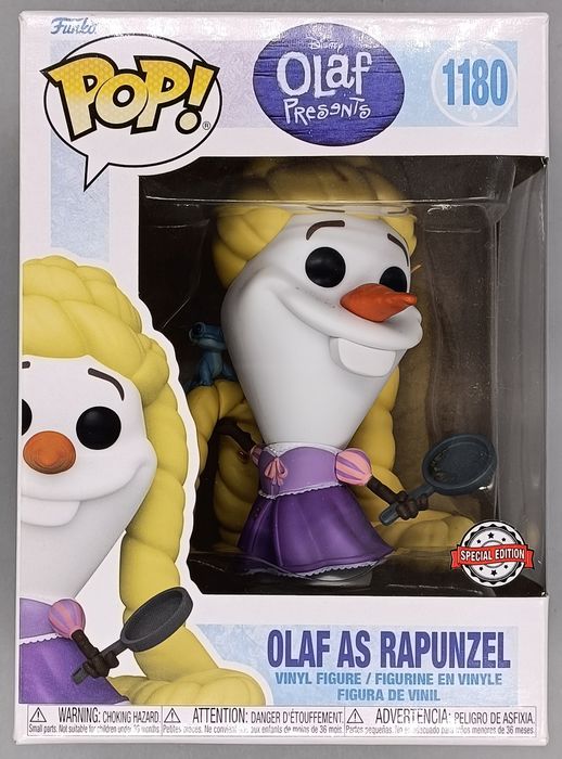 1180 Olaf as Rapunzel Disney Olaf Presents Tangled Funko POP Funko