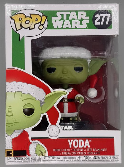 277 Yoda (Santa) - Star Wars - Holiday - Box Damaged Funko POP Funko