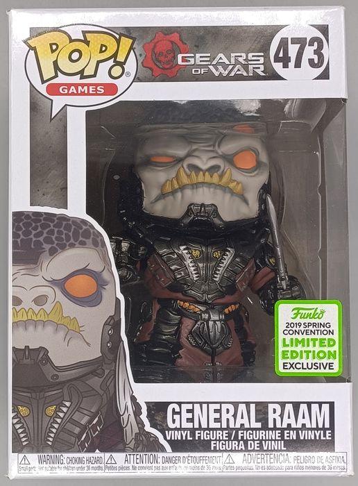 473 General RAAM - Gears of War - 2019 Con - Box Damaged Funko POP